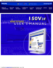 Philips 150P3 Electronic User's Manual