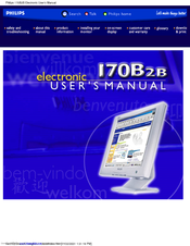 Philips 170B2M Electronic User's Manual
