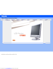 Philips 170B5CS/27 User Manual