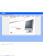 Philips 170B5CG/27 User Manual