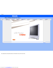 Philips 170N4FS User Manual
