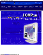 Philips 180P2B-00C User Manual
