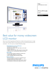 Philips 190CW7CS Specifications