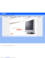 Philips 190P5ES/27 User Manual