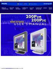 Philips 200P3G74 User Manual