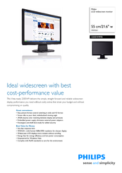 Philips 220EW9FB Specifications