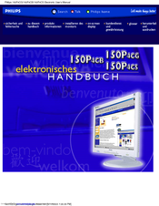 Philips 150P4CS Elektronisches Handbuch