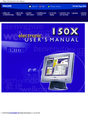 Philips Brilliance 150X User Manual