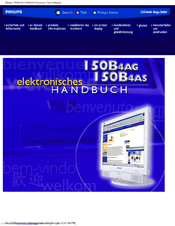 Philips 150B4AG Elektronisches Handbuch