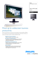 Philips 190SW8FS Specifications