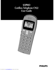 Sopho C922 User Manual