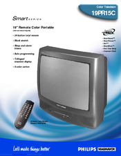 Philips Magnavox 19PR15C Specification Sheet