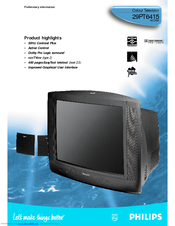 Philips 29PT6415 Specifications