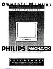 Philips Magnavox MX3290B Owner's Manual