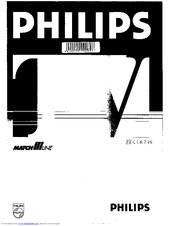 Philips MatchLine 28CL6776 User Manual