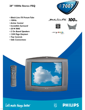 Philips 28PT7007/12 Specifications
