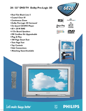 Philips 28PW6826/05 Specifications