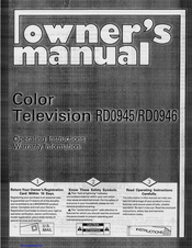 Philips 9I 50HZ RD0945T Owner's Manual