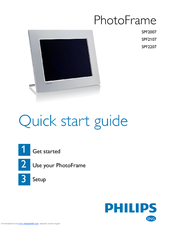 Philips SPF2207 Quick Start Manual