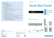 Philips BDP5012/F7B Quick Start Manual