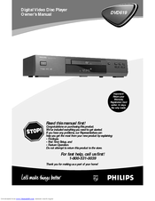 Philips Magnavox DVD609 Owner's Manual