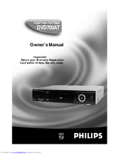 Philips DVD700AT Owner's Manual
