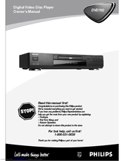 Philips DVD702AT Owner's Manual