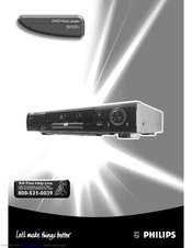 Philips DVD751AT Product Manual