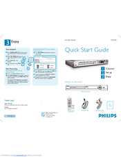 Philips DVDR3380/78 Quick Start Manual