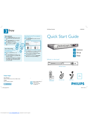 Philips DVDR3383/51 Quick Start Manual