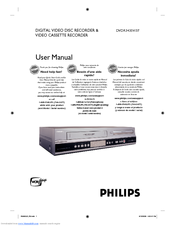 Philips DVDR3435V/37 User Manual