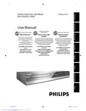 Philips DVDR3505/37 User Manual