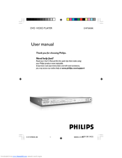 Philips DVP3000K/69 User Manual