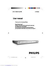 Philips DVP3000K/13 User Manual