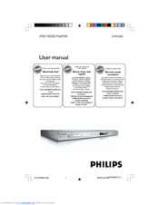 Philips DVP3500/37 User Manual