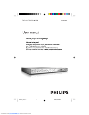 Philips DVP3005/94 User Manual