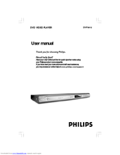 Philips DVP3012 User Manual