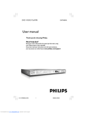 Philips DVP3005K/93 User Manual