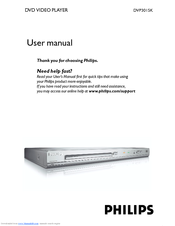 Philips DVP3015K/51 User Manual