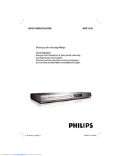 Philips DVP3120/12 User Manual
