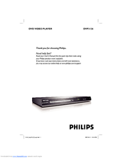 Philips DVP3126/98 User Manual