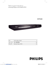 Philips DVP3258/96 User Manual