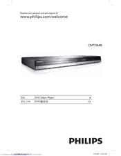 Philips DVP3268K User Manual
