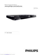 Philips DVP3556 User Manual