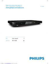 Philips DVP3888 User Manual