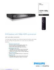Philips DVP3982/37 Specifications