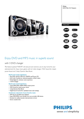 Philips FWD397 Specifications