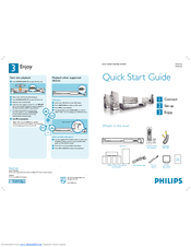Philips Walita HTS3155 Quick Start Manual