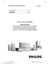 Philips HTS3300/93 User Manual