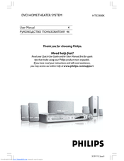 Philips HTS3300K/51 User Manual
